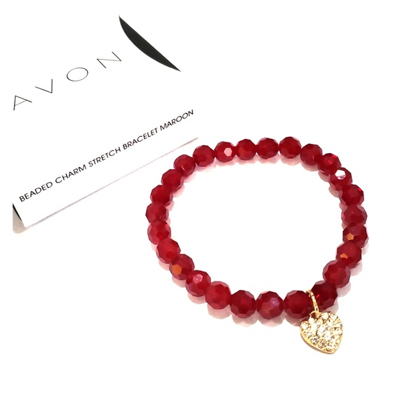 Avon Jewelry - 2/$12 - Beaded charm stretch bracelet